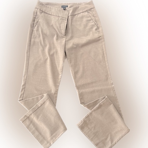 Ann Taylor Factory medium khaki trousers size 2 - Picture 1 of 4